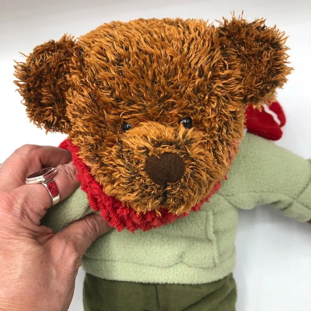 Vintage 2002 Hallmark Teddy Mittens 100th Anniversary of the Teddy Bear Plush